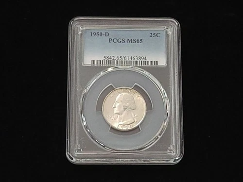 1950-D Washington Silver Quarter PCGS Graded MS65 #61463894