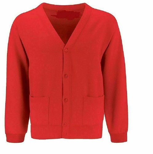CARDIGAN MAGLIONE FELPA BOTTONI PILE SCUOLA BAMBINA TOP TASCHE CAMICIA - Foto 2 di 8