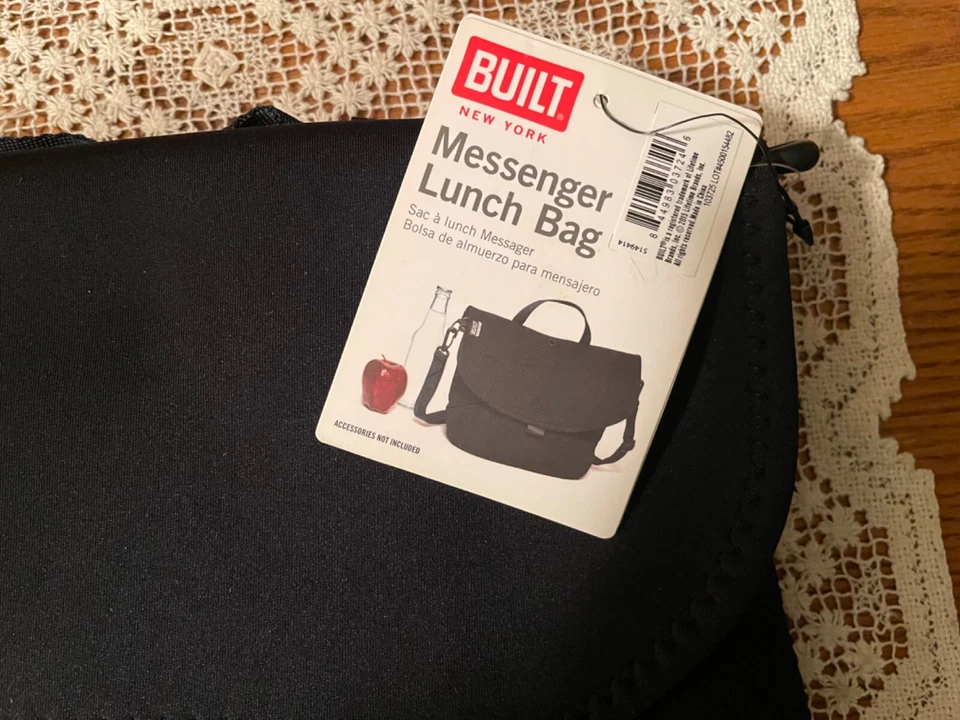 BUILT Bento lunch box w/BUILT Messenger Lunch Bag NWT FREE Freezer Bag - Image 3 of 4
