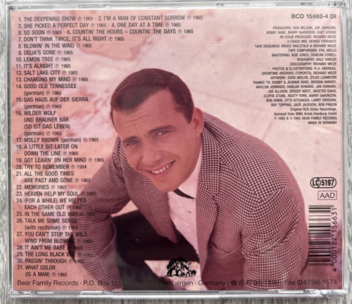 BOBBY BARE "All-American Boy" 4xCD Bear Family Records Germany Import - Picture 14 of 24