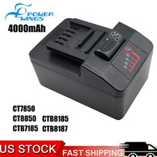 18V 4000 mAh Battery for Snap on Replace CT8850 CTB7185 CTB8185 CTB8187 CT7850