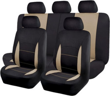 "Juego Completo Fundas de Asiento para Auto Delanteros y Bancada Trasera "