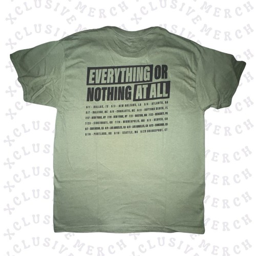 Foo Fighters: Everything Or Nothing At All Tour 2024 — OFFICIAL Green T — Size L - 第 4/5 張圖片