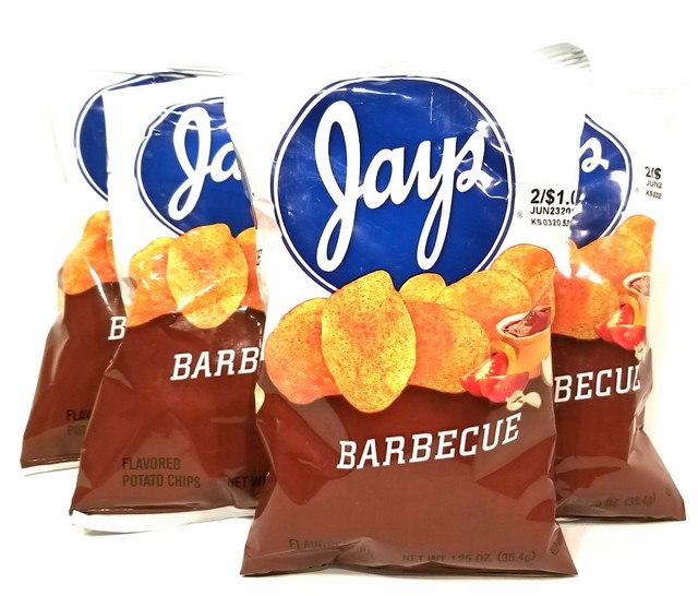 JAY'S BARBECUE Potato Chips A Chicago Original 10 Pack 1.25oz bags eBay
