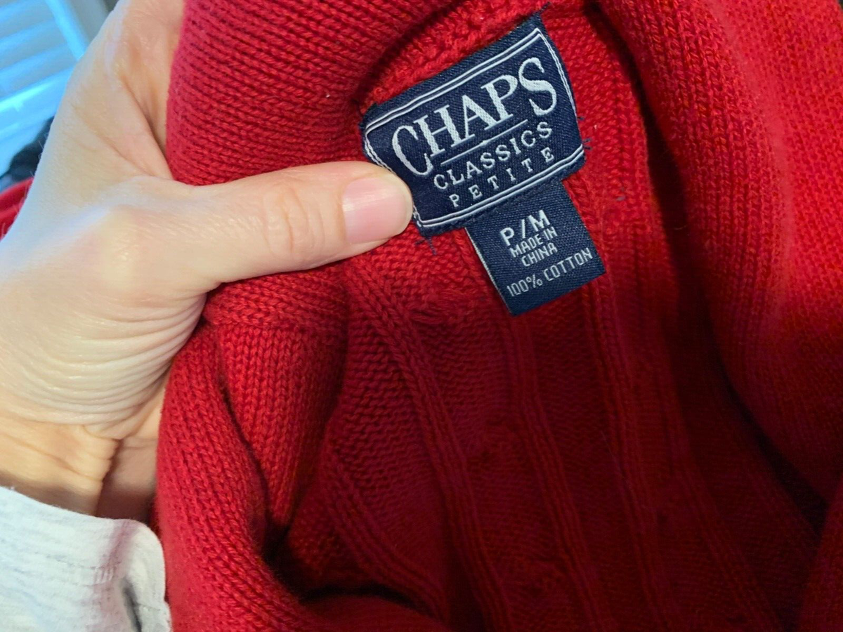 美品 Ｌ 90s CHAPS RALPH LAUREN カバーオール 赤ミミ VINTAGE CRL Chaps Ralph Lauren Jacket Mens XL Red Anorak 1/4