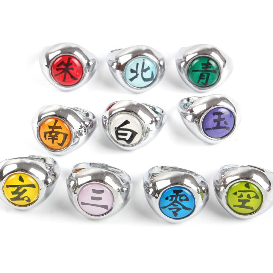 Naruto Akatsuki Ring - Itachi, Pain, Deidara, Sasori Ring