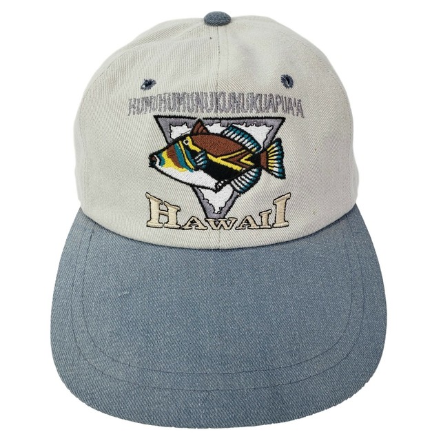 Vintage Humuhumunukunukuapua'a (Hawaii State Fish) Embroidered Snapback Hat Cap eBay