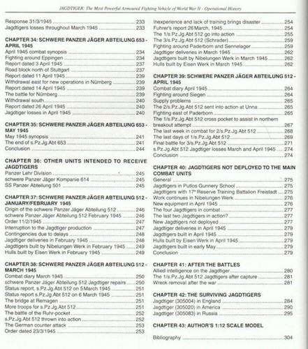 Jagdtiger Operational History , New Book!, Free Shipping! - Imagen 3 de 5