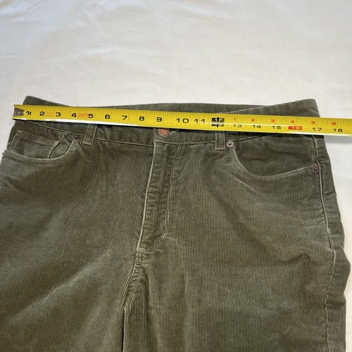 LL Bean Cordhose Damen 12 Favorite Fit grün kuschelig robust ArtikelID 296906 - Bild 7 von 10