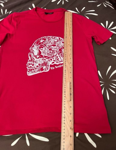 The kooples t shirt with skull design logo red size s - Picture 8 of 9