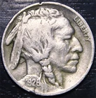 1926 Buffalo Nickel 5c US Coin Philadelphia Mint