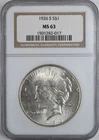 1926 S PEACE DOLLAR S$1 NGC MS 63