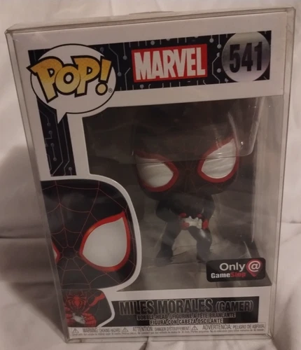 Funko Pop! Marvel: Miles Morales Gamer #541 GameStop Exclusive Protector
