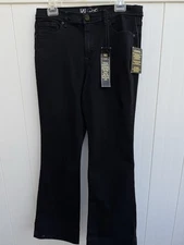 NWT Diane Gilman DG2 Women's New Classic Stretch Jeans Size 14 Black