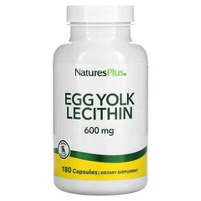 Nature's Plus Egg Yolk Lecithin (600mg)  180 caps EXP: 01/28