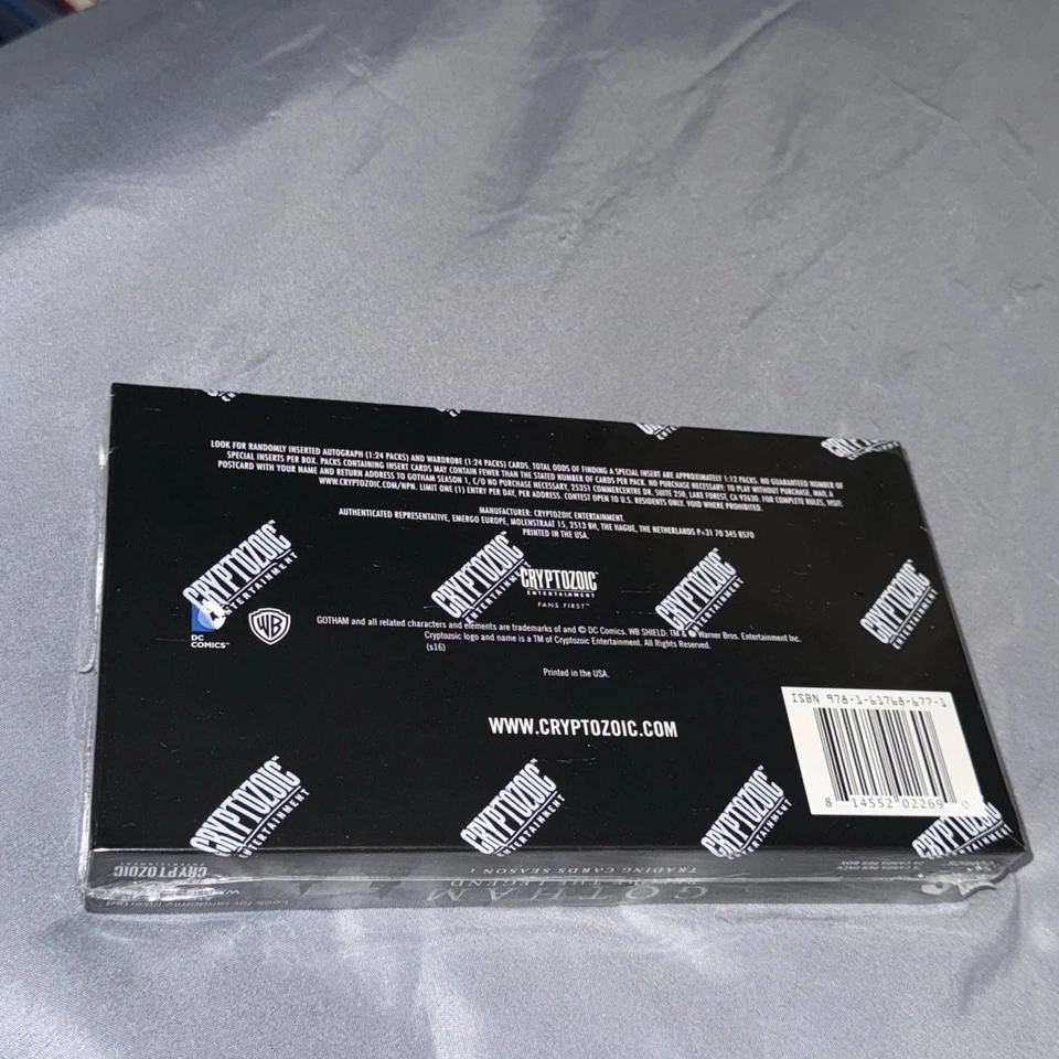 GOTHAM SEASON 1 TRADING CARD BEFORE THE LEGEND CRYPTOZOIC NEW 24 PACK SEALED BOX - Image 2 of 4