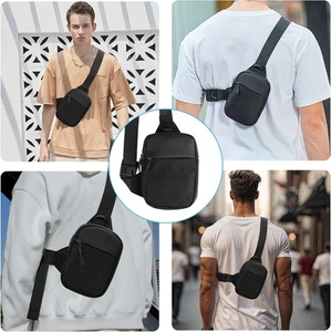 Bbtcxjs 020-a Black Nylon Crossbody Bag