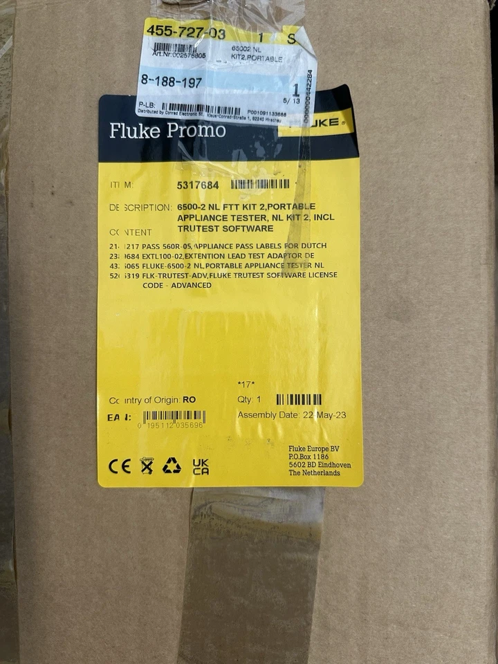Fluke 6500-2 NL FTT KIT 2 - Bild 2 von 2