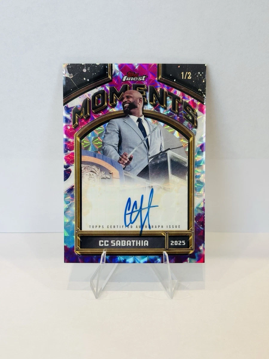 CC Sabathia Baseball Original Autographed Sports Trading Cards
