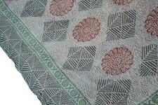 Georgette Dupatta Scarf Vintage Indian Floral Print Long Stole For Woman LD6047