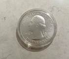 2011-P  5 oz Silver  ATB  Glacia National Park, MT  (w/Box & COA)  Burnished