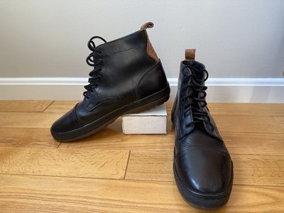 Vans Vault Taka Hayashi Black Oxford Toe Cap LX Horween Men s Lace Up Sz 11.5