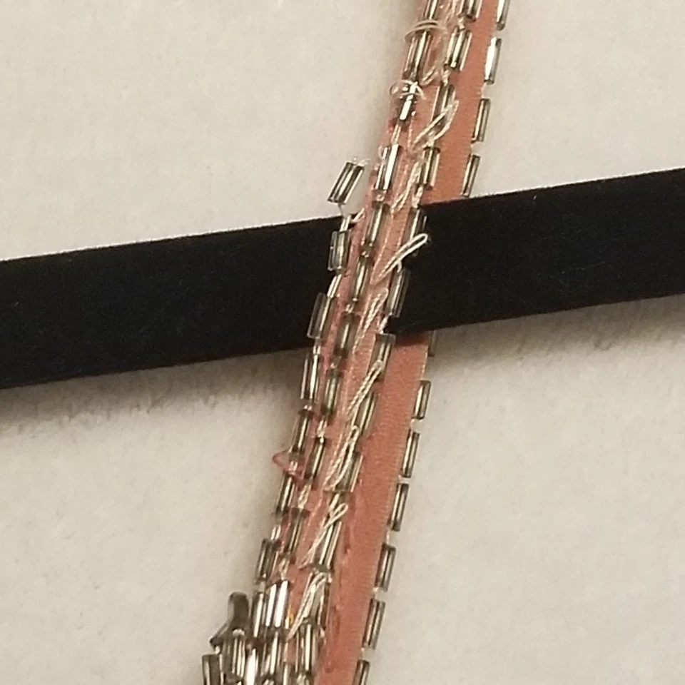 Top Cami S Vintage Sin Marca Fuerte Cuentas Lentejuelas Rosa Fiesta Flapper Hada  Foto 3 de 4