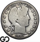 1901-O Barber Half Dollar, Better New Orleans Issue