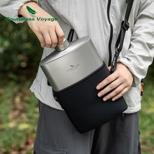 1.4L Titanium Water Bottle Leakproof Ultralight Travel Camping Backpacking Flask