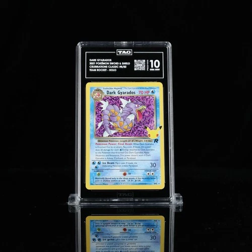 TAG 10 Dark Gyarados Holo Celebrations Gem Mint #8/82 Pokemon Card