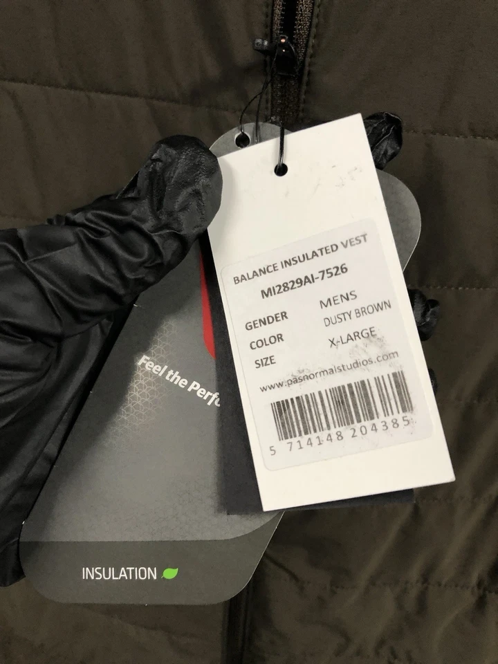 Pas Normal Studios Balanced Insulated Dusty Brown Vest XL - Image 4 of 4