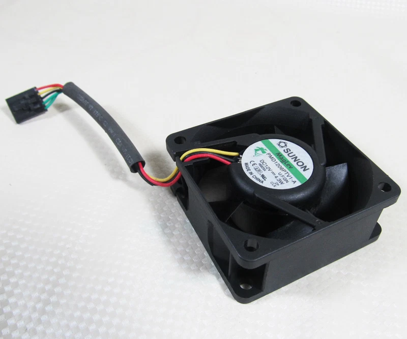 1pc SUNON PMD1206PTV1-A 60x60x25mm 6025 DC Fan 12V 4.3W 5pin Connector 3 wires - Image 4 of 4
