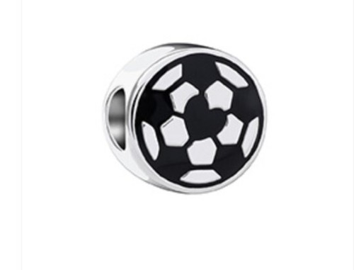 NIB Authentic Soccer Ball Mom Sports Charm Sterling Silver S925 CHAM - Afbeelding 1 van 1