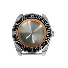 43mm Metal Case Orange Inner Shadow Sapphire 10ATM for NH35/36 Movement