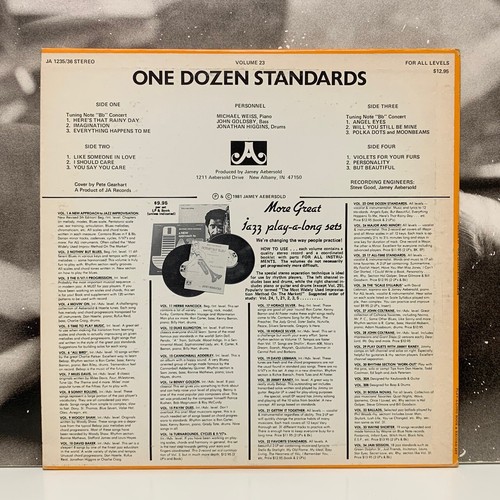 Jamey Aebersold - One Dozen Standards - 2 LP Ex / Ex/Ex 1981 US Ja 1235/1236 - Bild 2 von 2