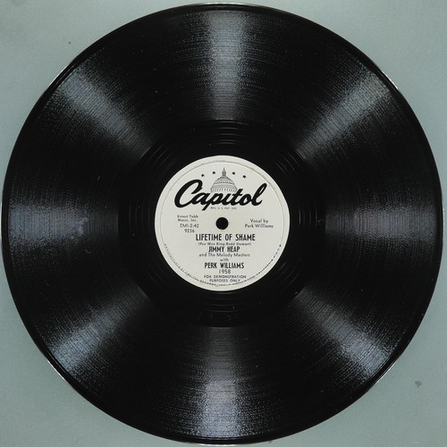 JIMMY HEAP THE MELODY MASTERS Lifetime Of Shame CAPITOL 1958 EX- 78 10" 1952 - Picture 2 of 4