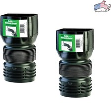 Downspout Adaptor - 3x4x4 Inch - 2 Pack - Flexible, Durable, and Easy to Install
