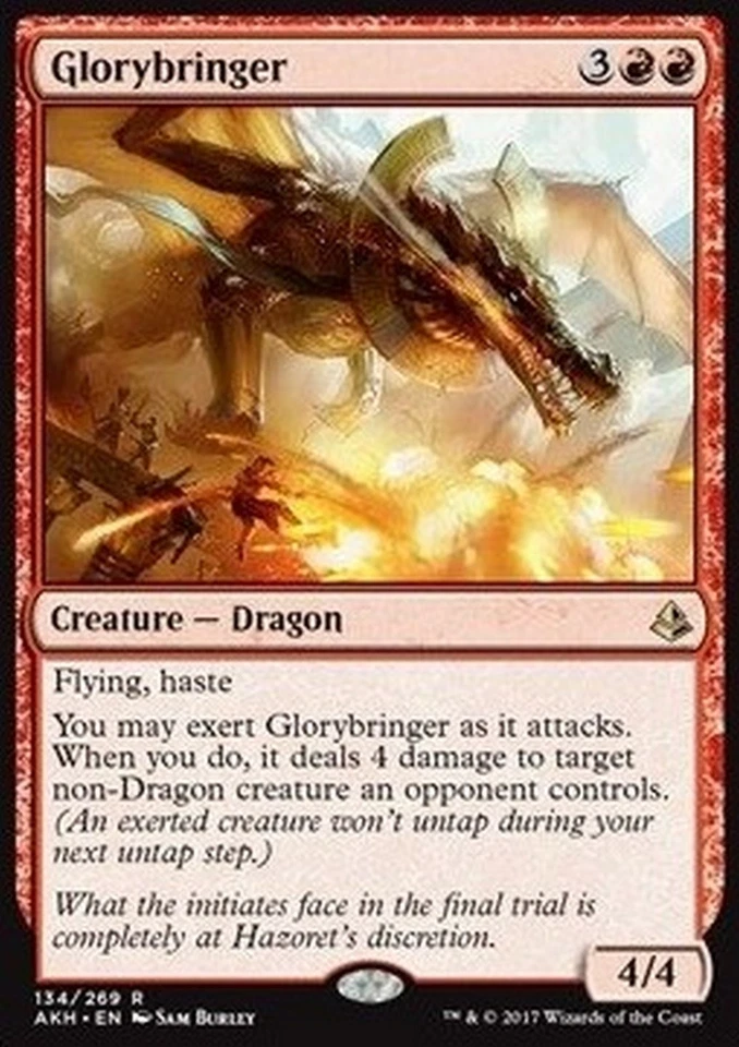 *MRM* FR/VF Glorybringer - Annonciateur de gloire MTG Amonkhet - Photo 1/1