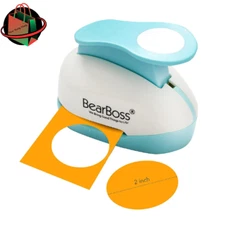 2 Inch Circle Punch, Hole Punch Shapes, Paper Punch Set for Scrapbooking