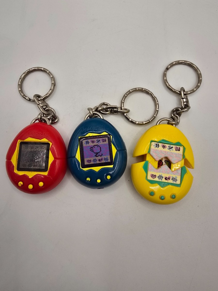Vintage Tamagotchi Mcdonalds Happy Meal Keychains.Lot of 3