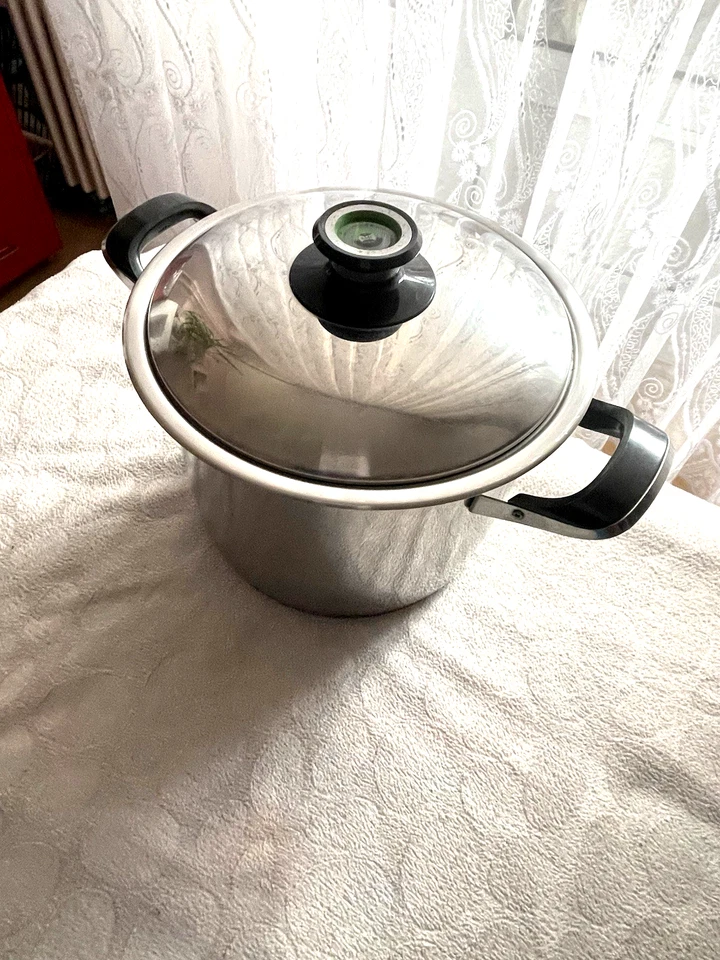 AMC Topf 2 sterne mit Visiotherm Deckel 2 Teilig 24 cm 8 Liter,