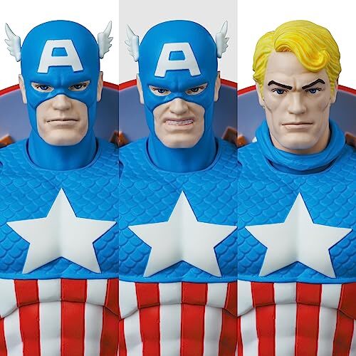 MAFEX No.217 Captain America Comic Ver. 6.3 inches / MEDICOM | eBay