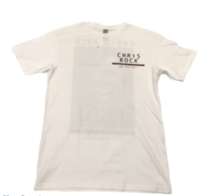Chris Rock Total Blackout Official Comedy Tour  T Shirt White 2017 Medium Unisex