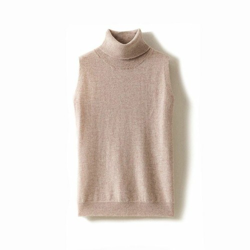 Women Knitted Sleeveless Sweater 