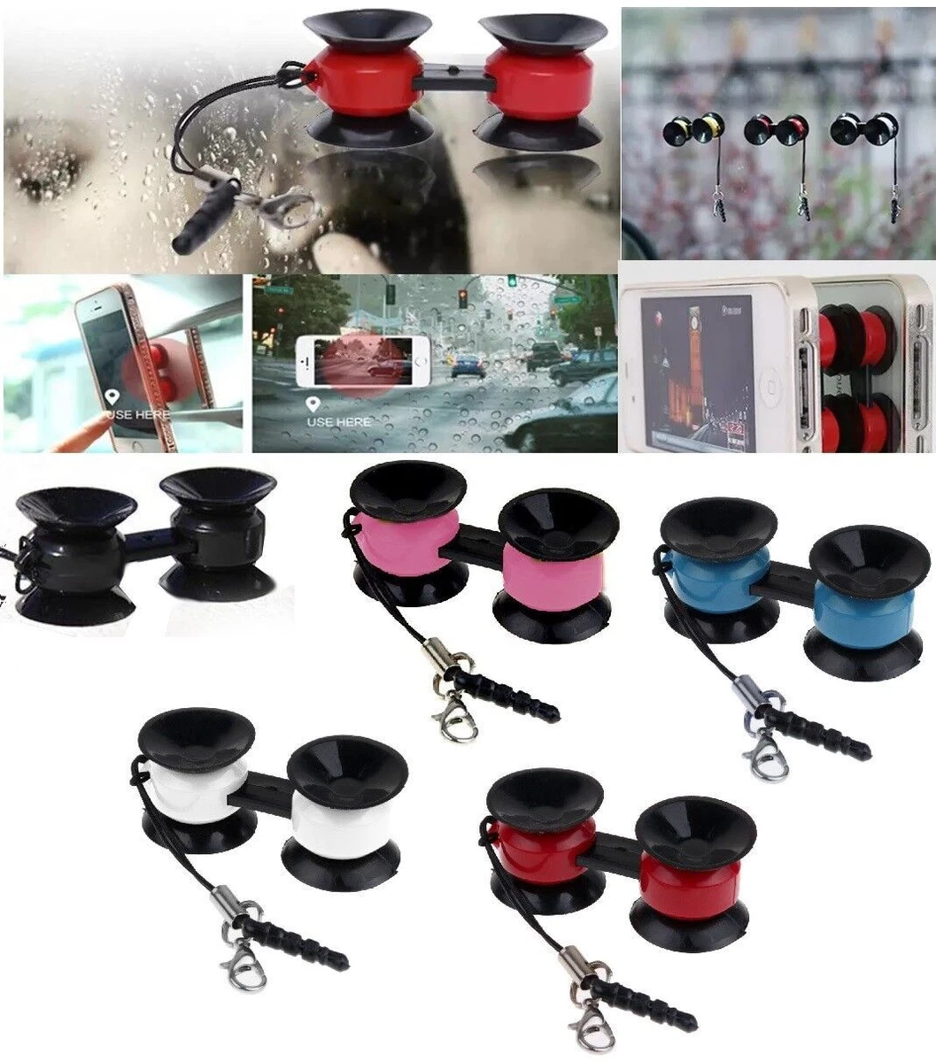 Sibba 8 Supporti Per Telefono Con Ventosa In Silicone Antiscivolo Per Selfie E Video Accessori Per Telefono A Mani Libere Supporto Adesivo Per Telefono Cellulare Nero