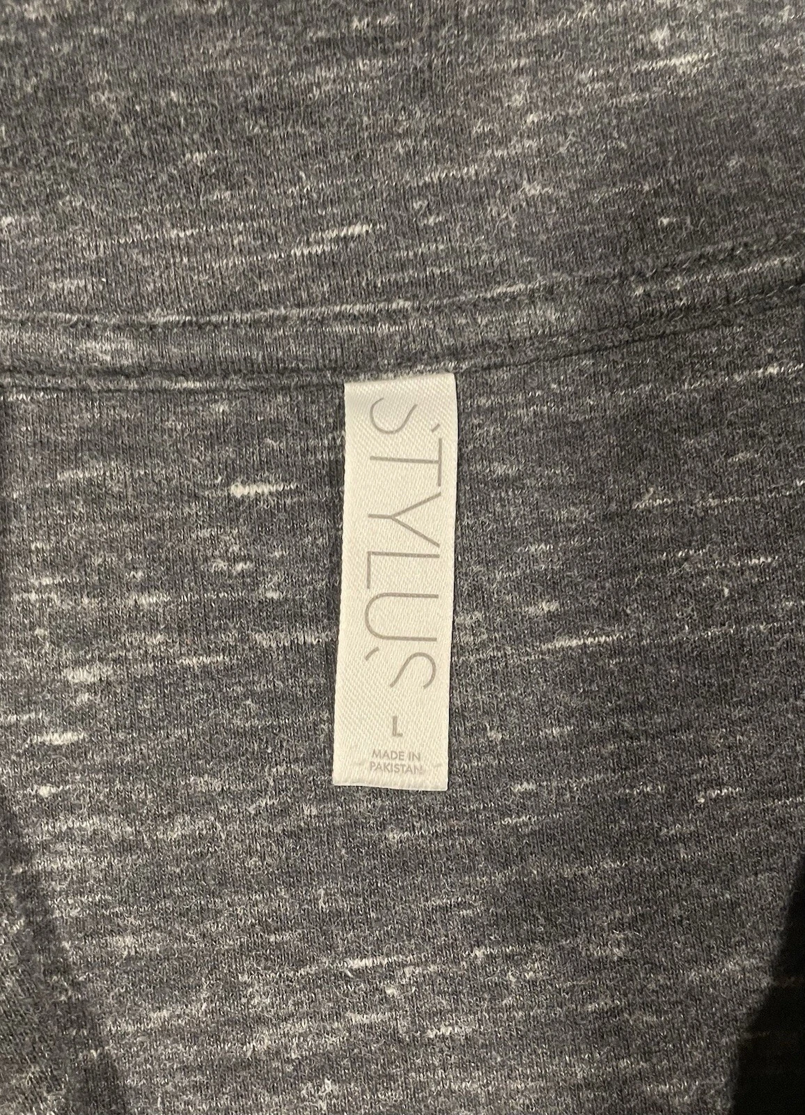 VETEMENTS Pullover Stylus finto collo QTR zip manica lunga sprint felpe taglia large