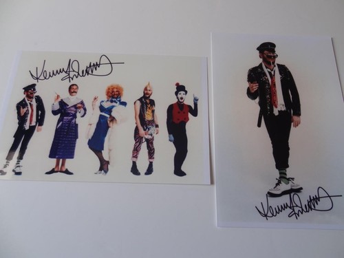 TV KENNY EVERETT VIDEOSHOW KENNY EVERETT SIGNIERT VORDRUCK FOTOS SET 2