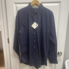 NWT Port Authority Men's Long Sleeve Button Up Easy Care Shirt Size XL S611