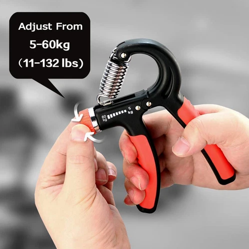 Hand Grip Strength Power Trainer Gripper Strengthener Adjustable Gym Exerciser - Picture 13 of 13
