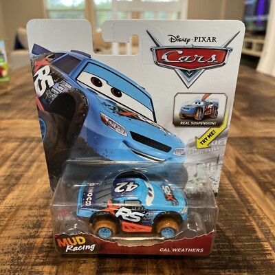 DISNEY PIXAR CARS 3 ''CAL WEATHERS - MUD RACING'', NEW IN PACKAGE,